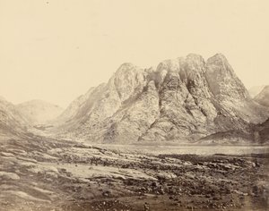 Horebs bjerg, Sinai af Francis Frith