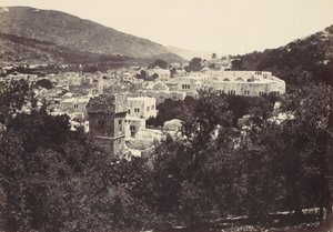 Nablous, Det gamle Sikem, 1857. af Francis Frith