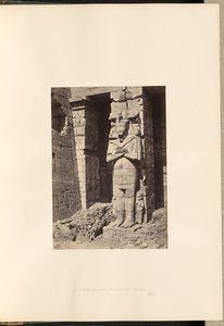 Osiride-søjler ved Medinet Habou, Theben af Francis Frith