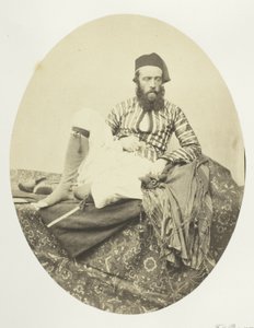 Portræt, tyrkisk sommerkostume af Francis Frith