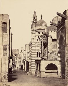 Gadebillede i Cairo af Francis Frith