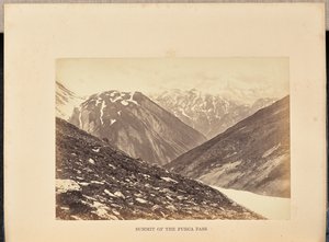 Toppen af Furca-passet af Francis Frith