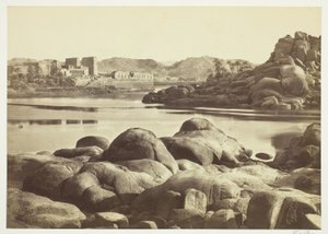Tilgangen til Philae af Francis Frith