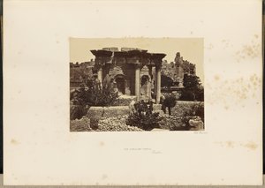 Det cirkulære tempel, Baalbec af Francis Frith