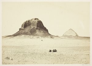 Dahshur-pyramiderne af Francis Frith