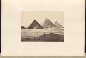 Pyramiderne i El-Geezeh af Francis Frith