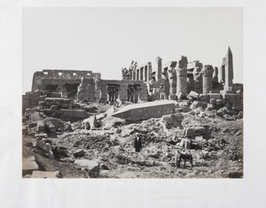 El-Karnak-templet, fra sydøst af Francis Frith