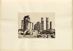 Templet i Soleb, Etiopien af Francis Frith