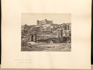 Toledo fra vest, med Alcazar af Francis Frith