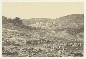 Udsigt ved Hebron, 1857. af Francis Frith