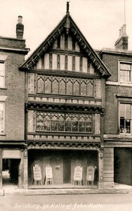 John Halle Hall, Salisbury, Wiltshire, begyndelsen af det 20. århundrede. af Frith and Co