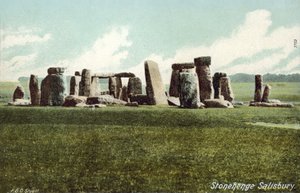 Stonehenge, Wiltshire (farvefoto)