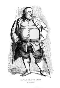 Kaptajn Francis Grose af sig selv, 1700-tallet.