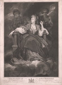 Fru Siddons i karakteren af den tragiske muse af Francis Haward