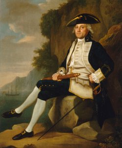 Kaptajn Sir Edward Vernon (1723-1794), midten af det 18. århundrede (olie på lærred) af Francis Hayman