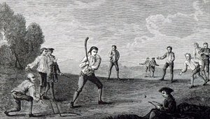 Cricket, efter maleri af Francis Hayman (1708-1776). af Francis Hayman