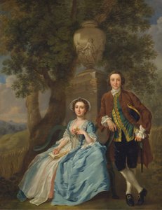 George og Margaret Rogers af Francis Hayman