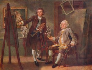 Robert Walpole, første jarl af Orford, K.G., i Studio of Francis Hayman, R.A., c1748-1750, 19 af Francis Hayman