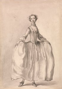 Stående Figur af en Dame af Francis Hayman