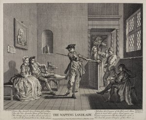 Wapping Landlady, 1743 af Francis Hayman