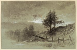 Mark med Jernbanehegn af Francis Hopkinson Smith
