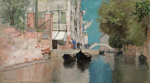 På vej til den offentlige have, ca. 1895.