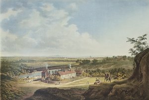 En udsigt over Hampstead Heath, der ser mod London, 1804 af Francis James Sarjent