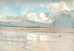 The Estuary of the Dee, c1877-1906, 1906 af Francis Job Short