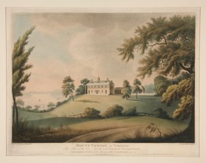 Mount Vernon i Virginia / Sædet for den afdøde generalløjtnant George Washington af Francis Jukes