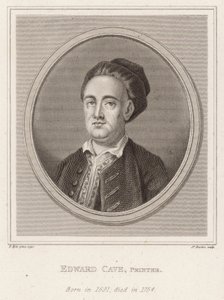 Edward Cave, bogtrykker, født 1891, død 1754 af Francis Kyte