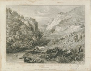 Dovedale - landskab: gravering, nd [c 1823] (tryk)