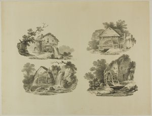 Møllehjul nær Abergele, Denbigh, Whitby, Richmond