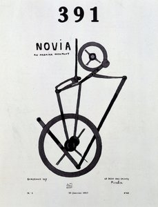 Forside til magasinet "391" nr. 1 af Picabia (1879-1953), 25/1/1917. af Francis Picabia
