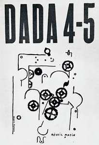 Forsiden af magasinet Dada 4-5, designet af Francis Picabia (1879-1953), Zürich af Francis Picabia