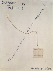 Stråhat af Francis Picabia