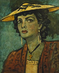 Den gule hat; Le Chapeau Jaune af Francis Picabia