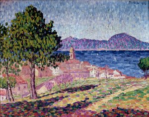 Udsigt over Saint Tropez, Citadellet af Francis Picabia