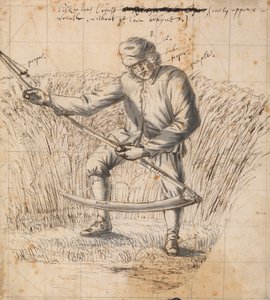En undersøgelse til Pilkington Crest, en plæneklipper med en le