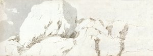 En del af Pembrokeshire, ca. 1678 (akvarel og brunt blæk på papir) af Francis Place