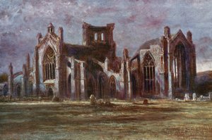 Melrose Abbey af Francis S. Walker