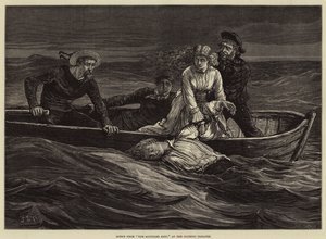 Scene fra The Scuttled Ship, ved det olympiske teater af Francis S. Walker