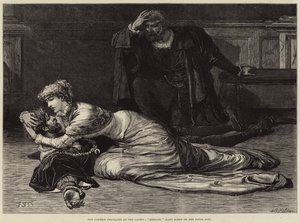 The Comedie Francaise at the Gaiety, Hernani, Last Scene of the Fifth Act