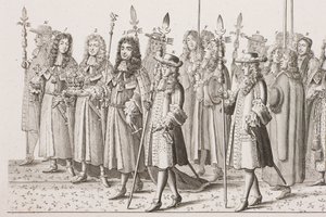 James II kroningsproces af Francis Sandford