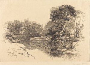 En flod i Irland af Francis Seymour Haden