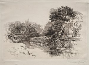 En flod i Irland af Francis Seymour Haden