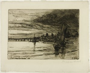 Battersea Bridge af Francis Seymour Haden
