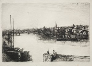 Battersea Reach. af Francis Seymour Haden