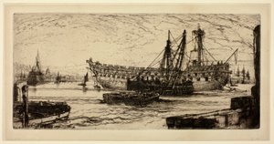 Breaking Up of the Agamemnon, nr. 1 af Francis Seymour Haden
