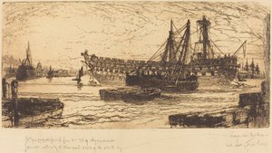 Opløsning af Agamemnon af Francis Seymour Haden