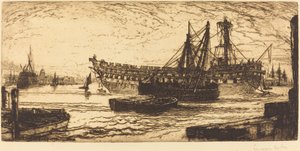 Opløsning af Agamemnon af Francis Seymour Haden
